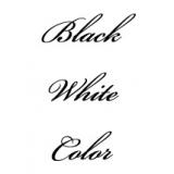 Black, White, Color dekorationsordonsord